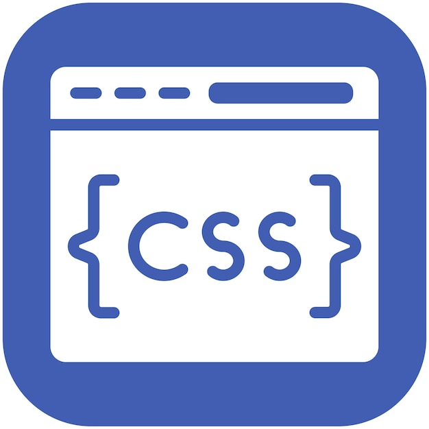 CSS vector icoon illustratie van No Code icoon set