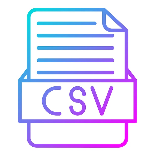 Vector csv-vectorillustratiestijl