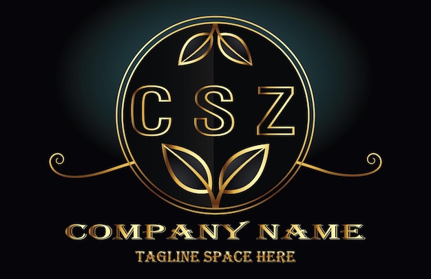 Vector csz letter logo