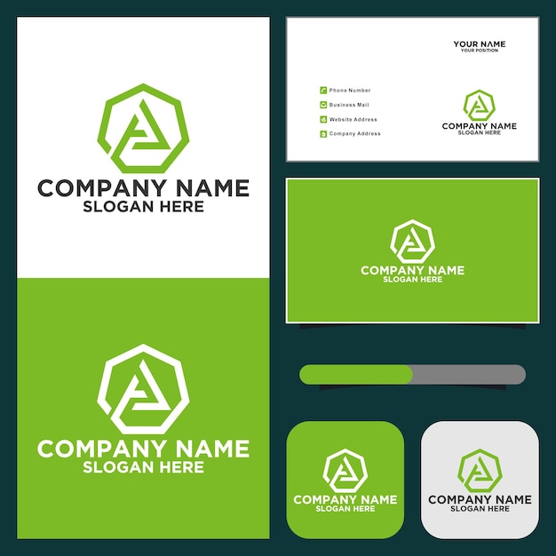 CT Logo monogram with triangle and hexagon modern design template