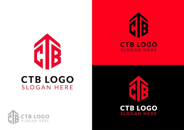 Vector ctb logo design concept