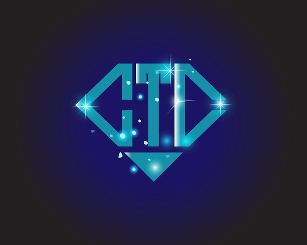 CTC eerste moderne logo ontwerp vector pictogrammalplaatje