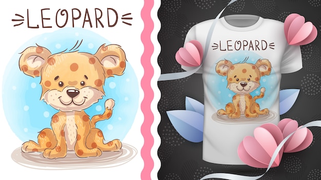 Cte baby luipaard, idee voor print t-shirt