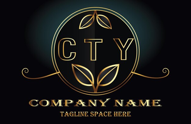 Vector cty letter logo