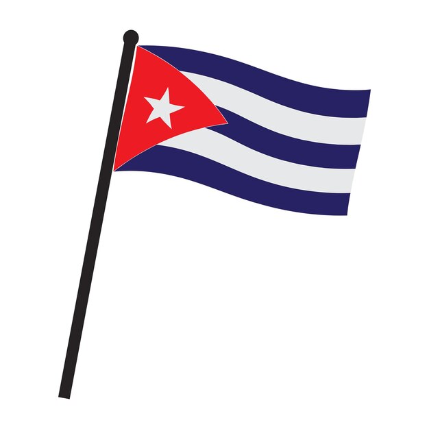 Vector cuba flag icon