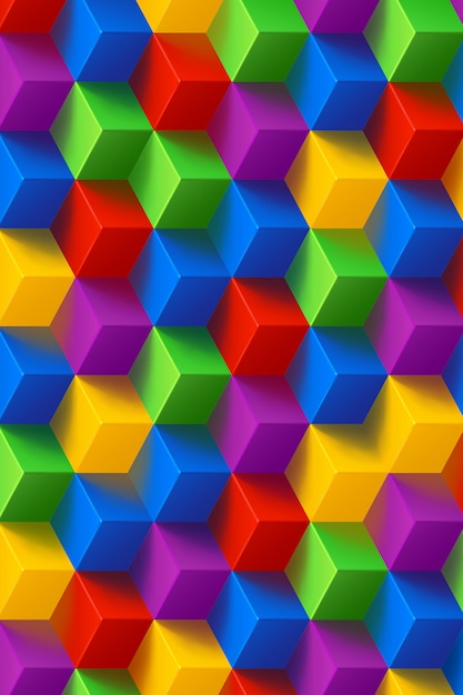 Vector cube background