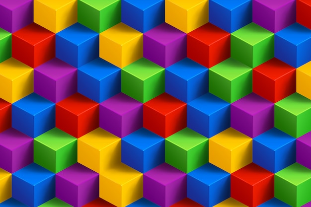 Vector cube background