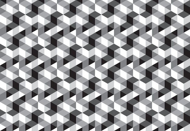 Cube Block Seamless Pattern