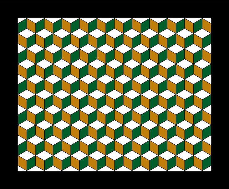 Vector cube geometric pattern background with elegant color