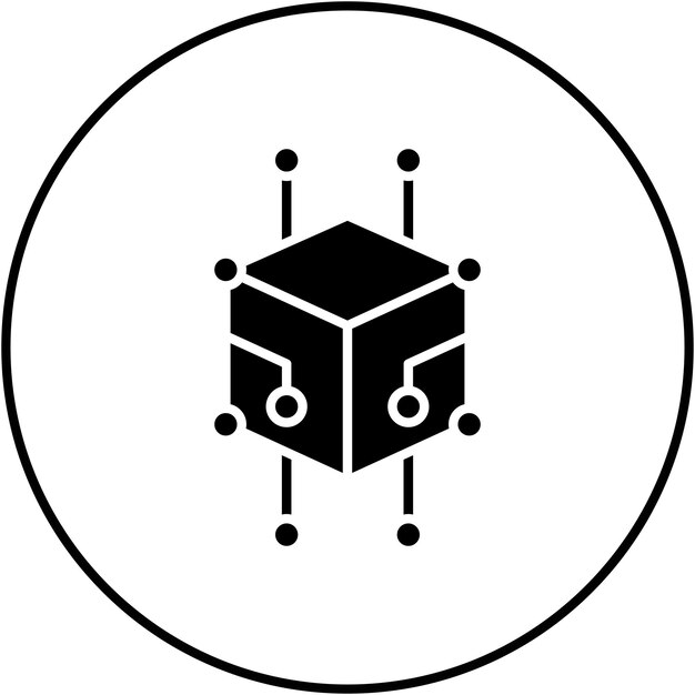 Cube icon vector afbeelding Kan worden gebruikt voor Virtual Reality