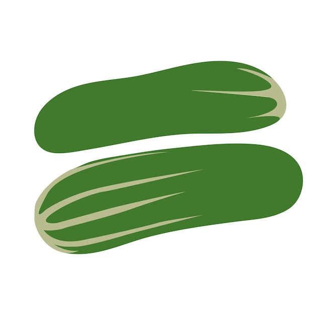 Vector cucumber icon vector