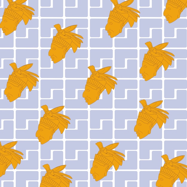 Culta maya pattern background