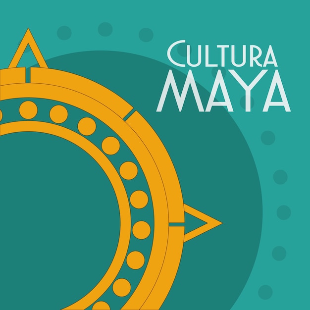 Cultura Maya-ansichtkaart