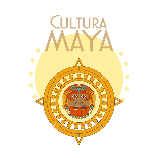 Cultura Maya-ansichtkaart