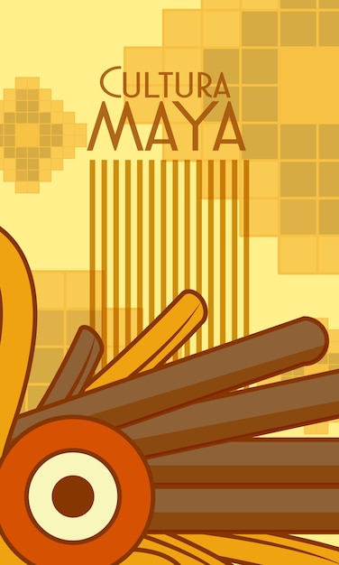 Открытка Cultura Maya