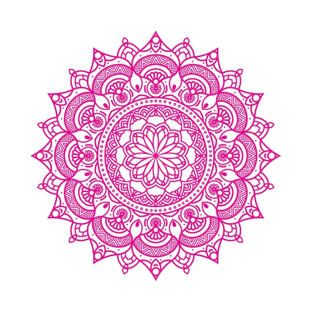 Culture mandala flower design