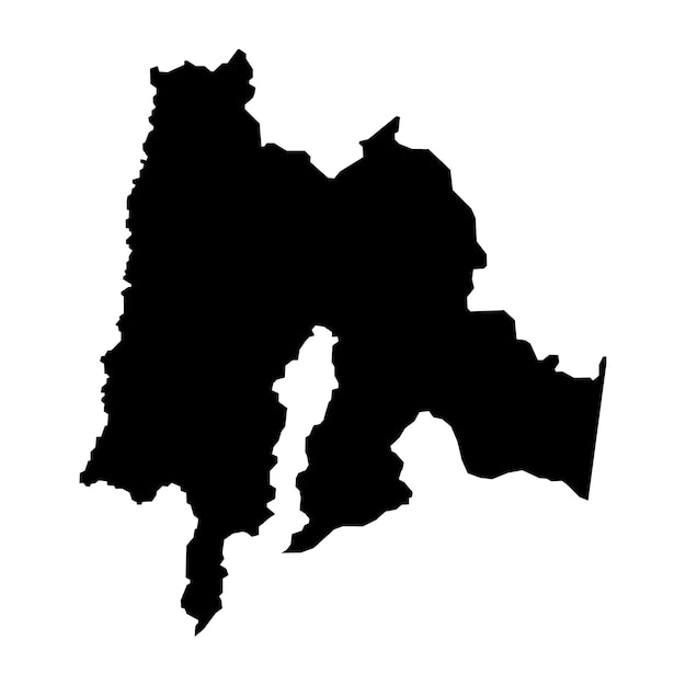 Vector cundinamarca department map administrative division of colombia