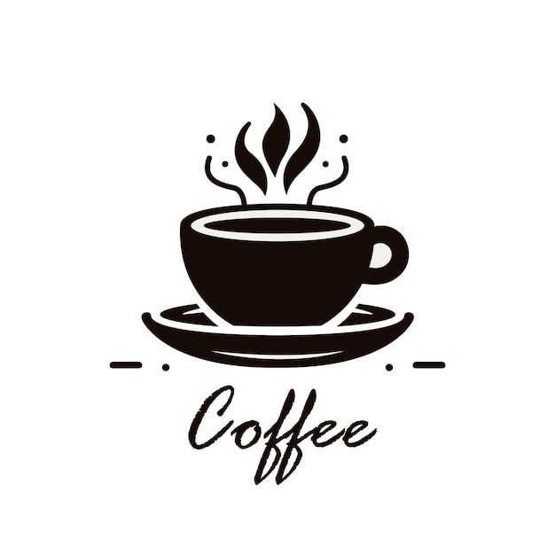 커피 컵 로고