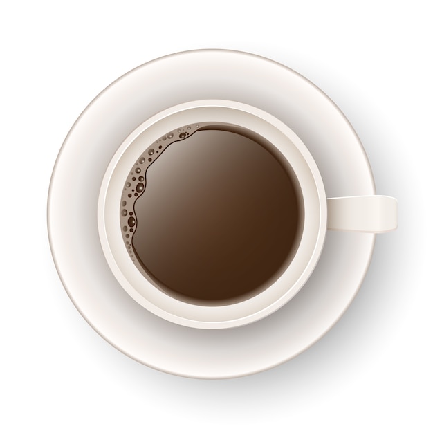 Tazza di caffè, icona del tè