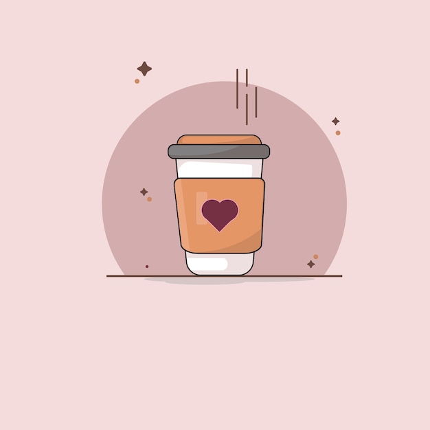cup of coffee vector illustration