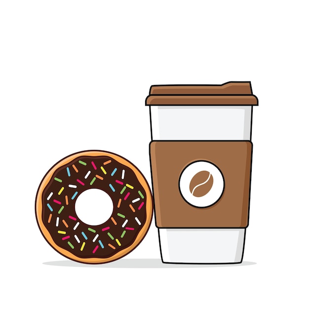 a cup of coffee vector