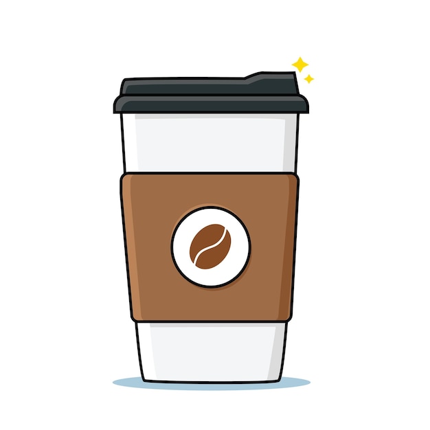 a cup of coffee vector