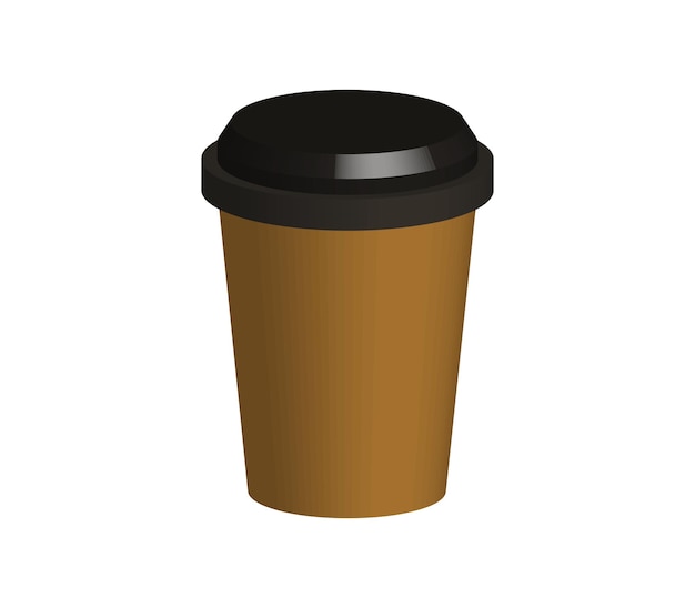 Vector cup of coffee