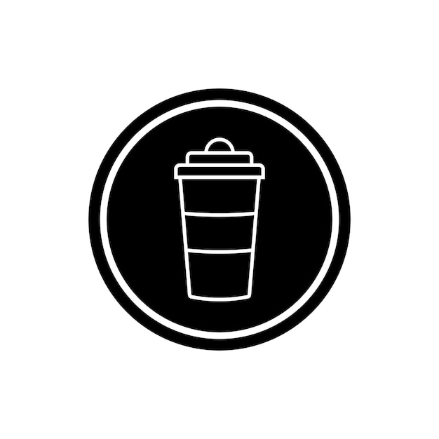 cup icon vector template illustration logo design