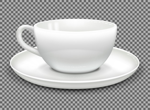 Vector cup and saucer