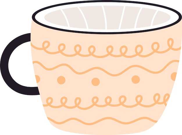 Cup With Abstract Pattern