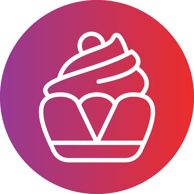 Cupcake Icon Style