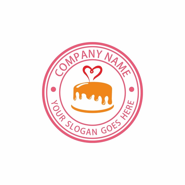 Cupcake logo cake logo vector