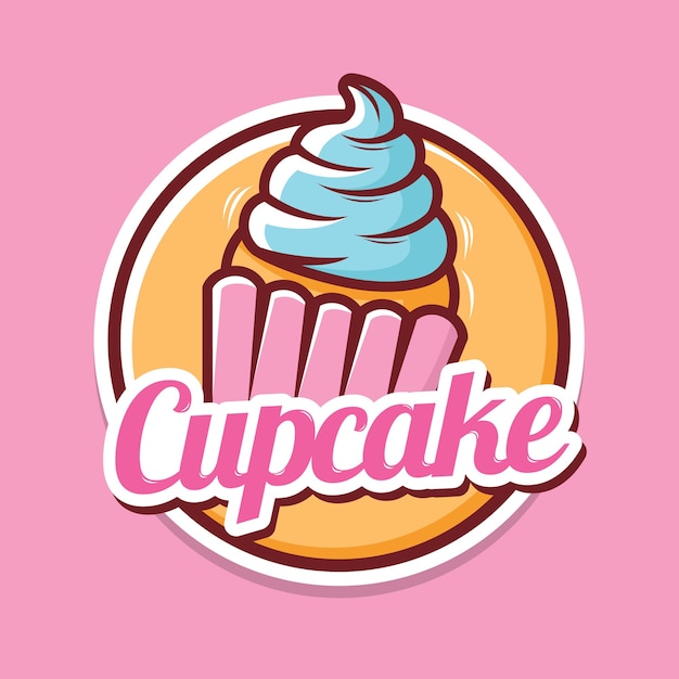 Cupcake logo ontwerp