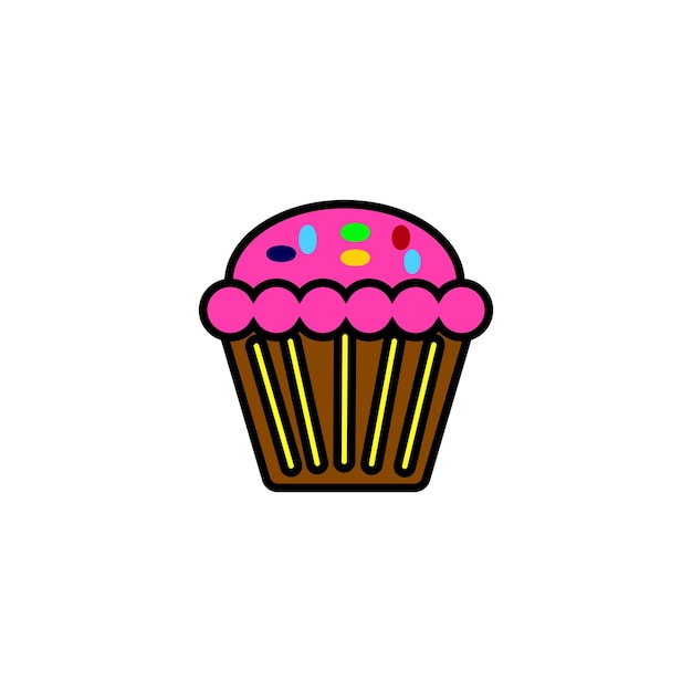 Cupcake vector