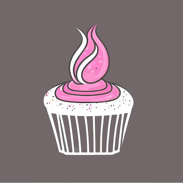 Cupcakes sjabloon cupcake bakkerij brochure cupcake winkel menu ontwerp restaurant banner met