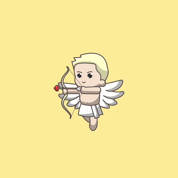 Cupid carries the arrow of love