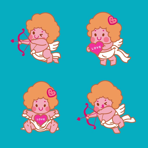 Cupid character collection.