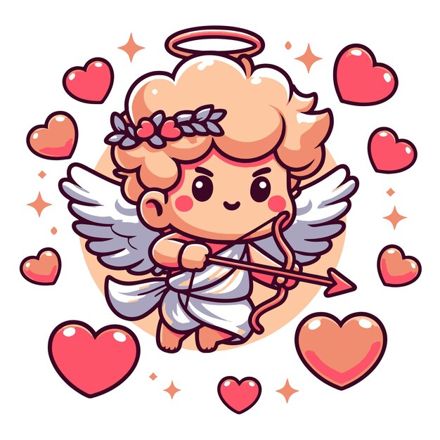 Vector cupid super cute