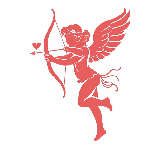 Vector cupid with arrow