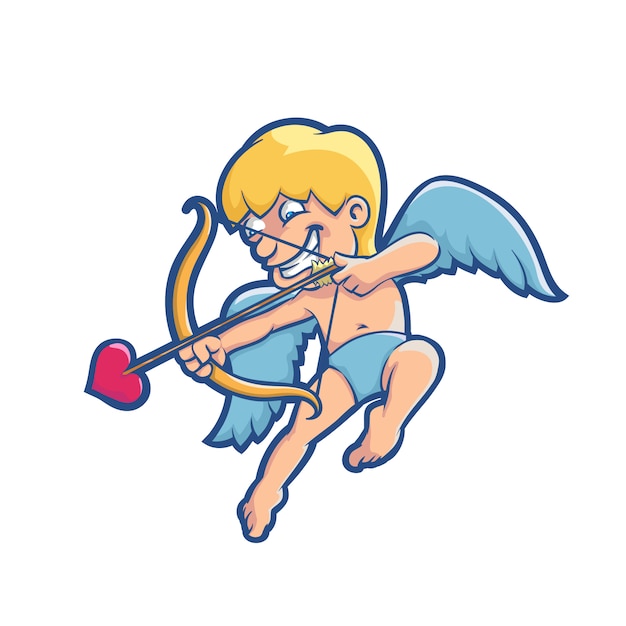 Cupid with a bow