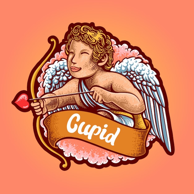 Cupido premium illustratie