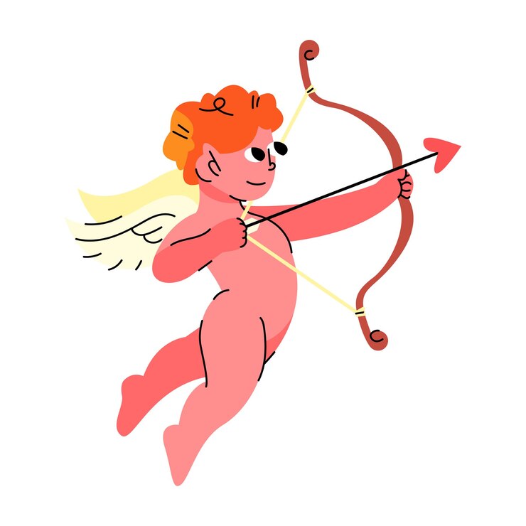 Vector cupido schattig personage