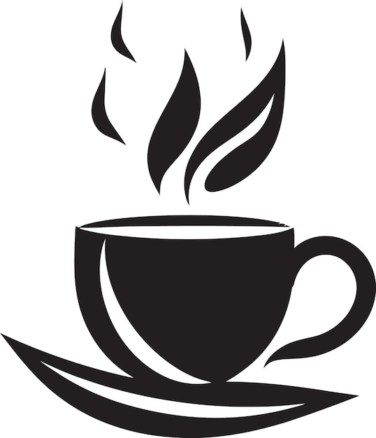 CuppaCraft Precision Coffee Cup Icon EspressoMaster Sleek Vectorized Coffee Cup Design