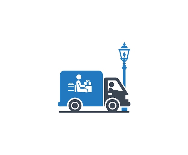 Curbside pickup icon order pickup logo