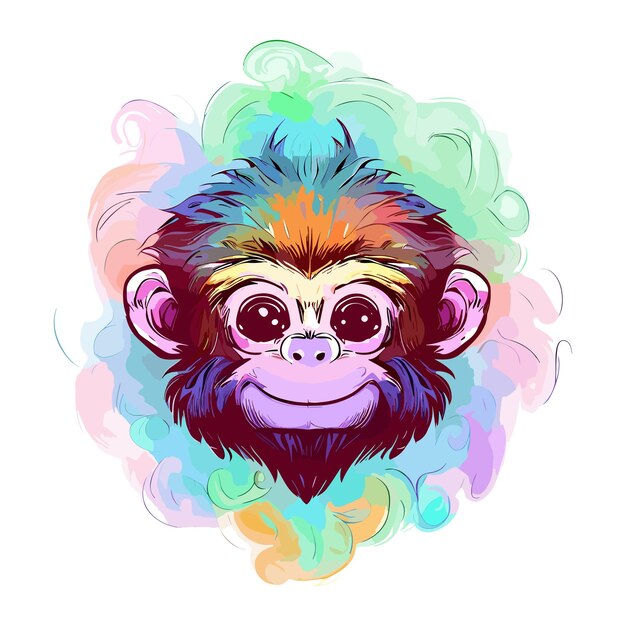 Curious Ape's Bright Visage