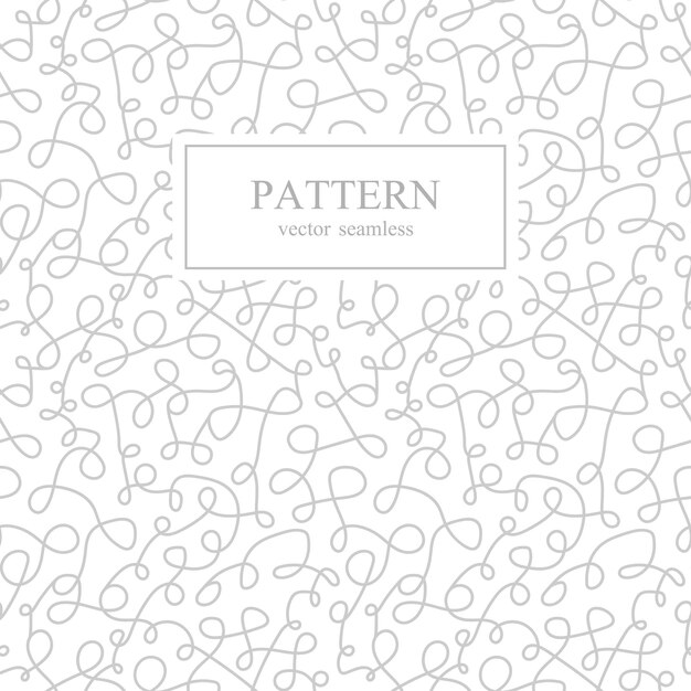 Curly seamless pattern White and gray texture