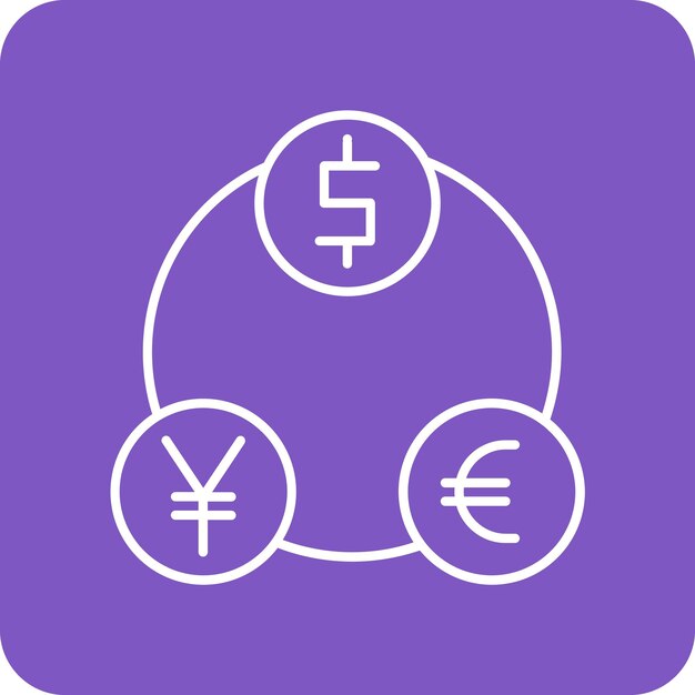 Vector currencies vector icon can be used for banking and finance iconset