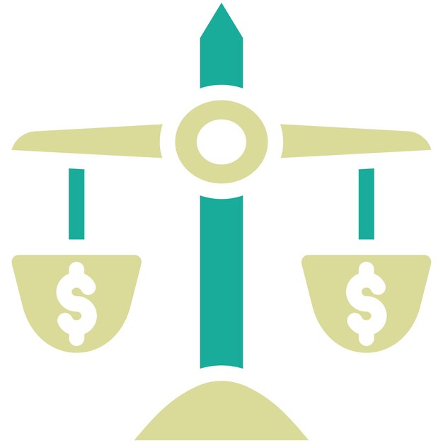 Vector currency balance vector icon illustration of finance and money iconset