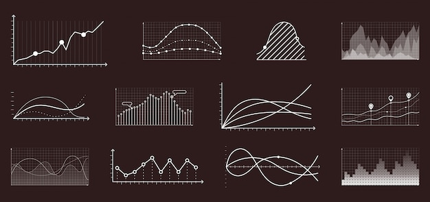 Currency grow chart. finance and economic market analysis graphs