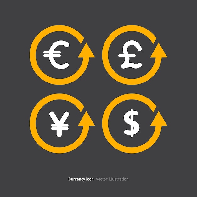 Vector currency icon design vector illustration